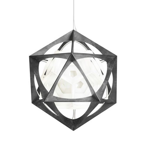 Pendant lamp - OE QUASI - Louis Poulsen - aluminum / polycarbonate / contemporary