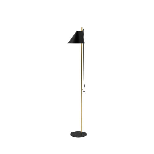 Floor-standing lamp - YUH - Louis Poulsen - brass / cast aluminum / contemporary
