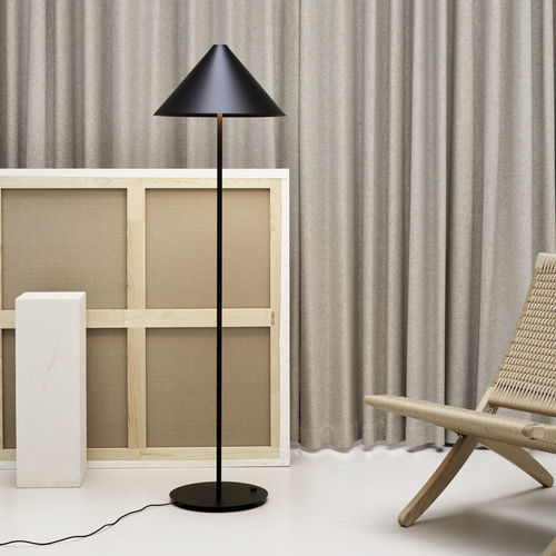 Floor-standing lamp - Keglen - Louis Poulsen - aluminum / contemporary / corded