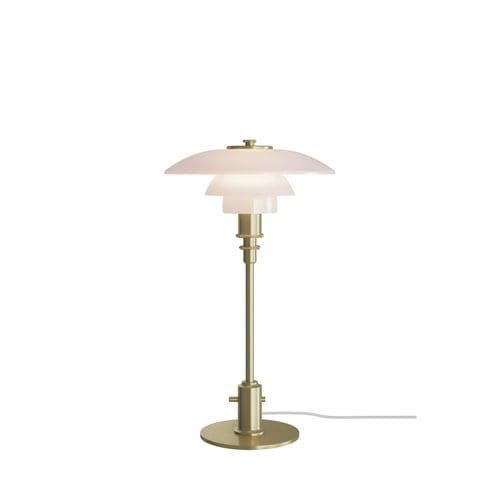 Table lamp - PH 2/1 - Louis Poulsen - brushed brass / blown glass / contemporary
