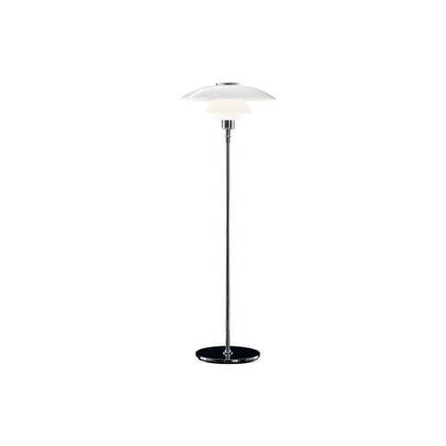 Floor-standing lamp - PH 4½-3½ - Louis Poulsen - aluminum / brass / glass