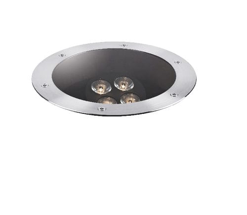 Recessed floor light fixture - RADIIS 109  - Louis Poulsen - LED / round / outdoor