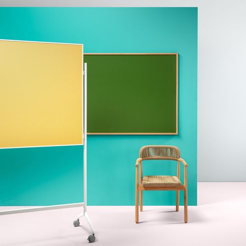 Wall-mounted display panel - 764 - PLANNING SISPLAMO - indoor / cork / wood