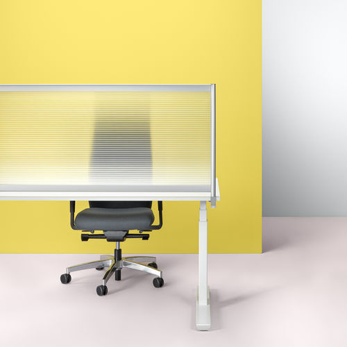 Desk mounted office divider - SEP/PX - PLANNING SISPLAMO - polycarbonate