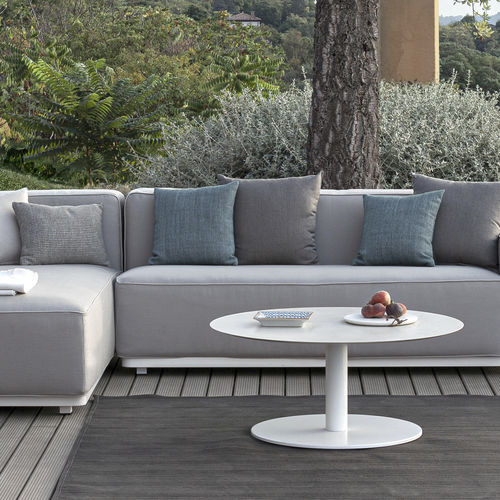 Contemporary coffee table - SMART  - Atmosphera - HPL / aluminum base / round