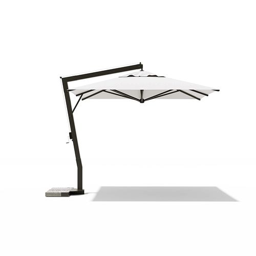 Side post parasol - DITEX - Atmosphera - acrylic fabric / aluminum / hand crank