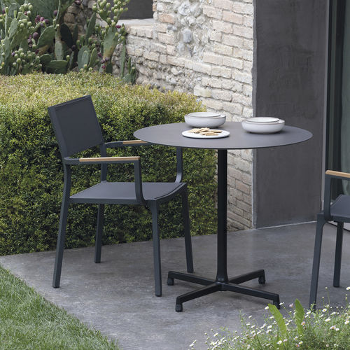 Contemporary chair - SUNNY - Atmosphera - outdoor / Textilene® / teak