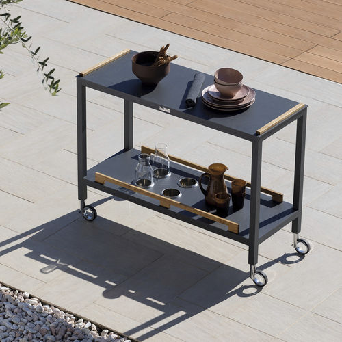 Commercial trolley - FLAIR - Atmosphera - for restaurant / steel / aluminum