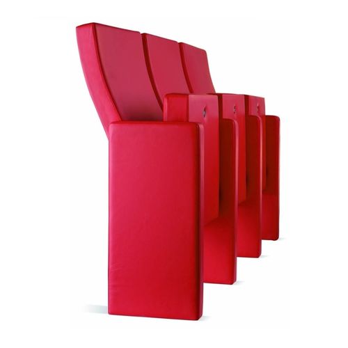 Contemporary auditorium seating - SENSÓ 13113 - Figueras International Seating - polyurethane foam / metal / folding