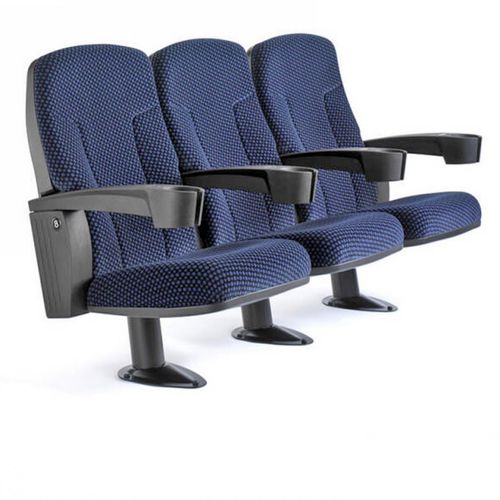 Metal cinema seating - MEGASEAT 9078  - Figueras International Seating - polyurethane foam / polypropylene / for theaters