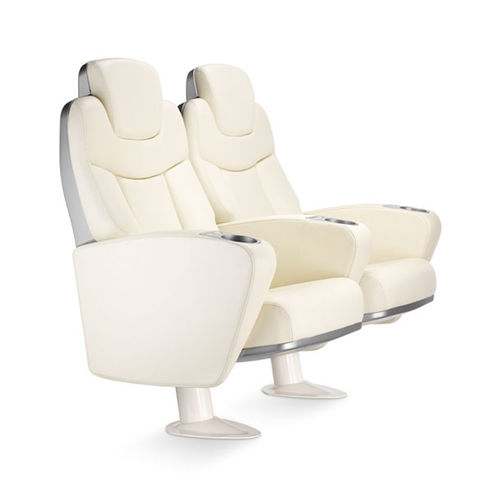 Leather cinema seating - SMART FIX 13010 - Figueras International Seating - polyurethane foam / polypropylene / for theaters