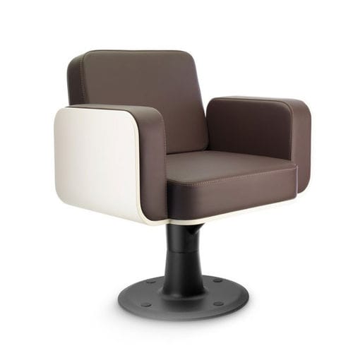 Contemporary office armchair - WOODY RT - Figueras International Seating - polyurethane foam / plywood / upholstered
