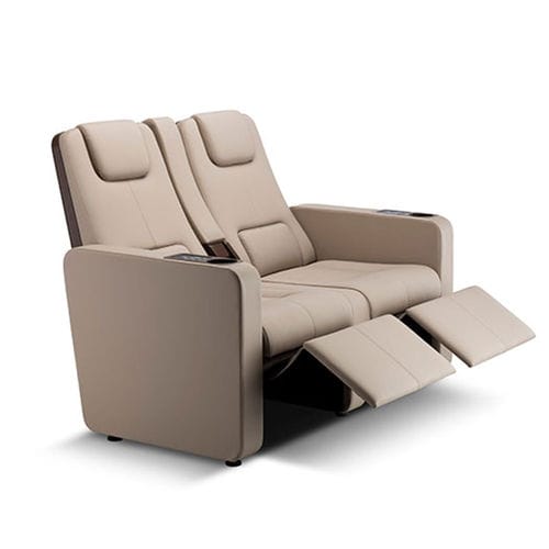 Polyurethane foam cinema seating - RIVA TWIN HERITAGE 4303 - Figueras International Seating - home cinema / home / beige