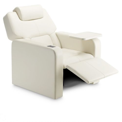 Leather cinema seating - HOLLYWOOD 5400 - Figueras International Seating - beige / customizable color / with headrest