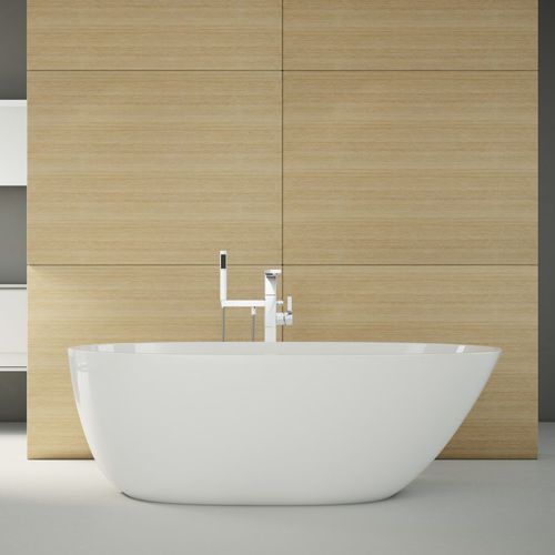 Oval bathtub - BBE 01 - WETSTYLE - free-standing / for homes / composite