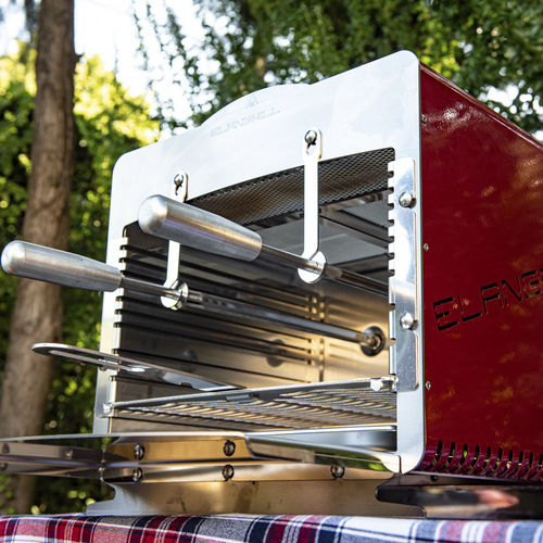 Gas barbecue - BULL CM 2 - ELANGRILL - electric / free-standing / stainless steel