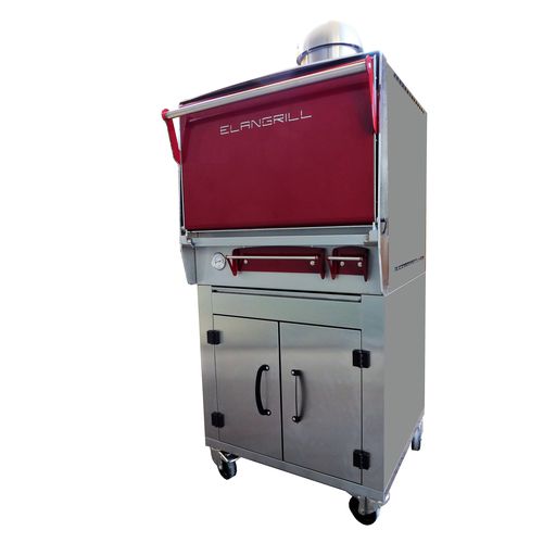 Commercial oven - BRACE FB 900 - ELANGRILL - charcoal / free-standing / with fixed rack