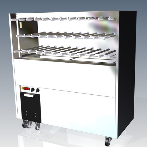 Charcoal grill CM 35 PLUS ELANGRILL floormounted / commercial