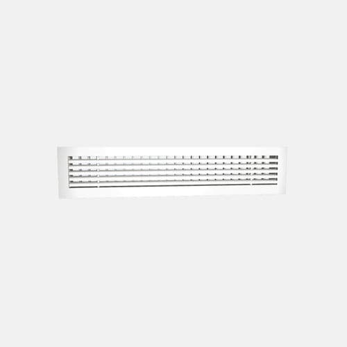 Aluminum ventilation grill - AWE / AWU / WDD - HALTON - rectangular / white / for air supply and exhaust