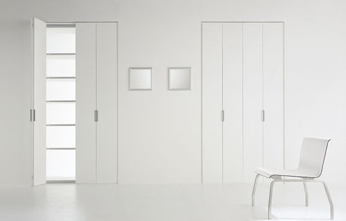 Interior door - CLICK - Res Italia - wooden / folding / without glazing