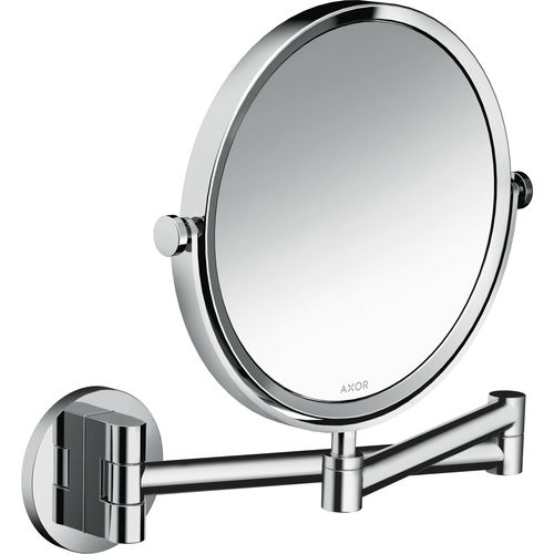 Wall-mounted bathroom mirror - 42849000 - Axor - contemporary / oval / metal