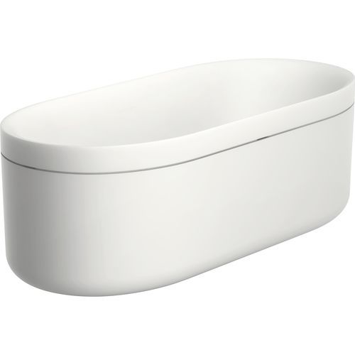 Oval bathtub - 42005700 - Axor - freestanding / for homes / Solid Surface