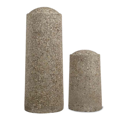 Security bollard - B - Calzolari - parking prevention / engineered stone / high