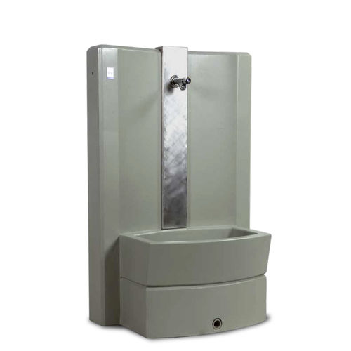 Outdoor drinking fountain - AQUAVIVA - Calzolari - concrete / stainless steel / for playground