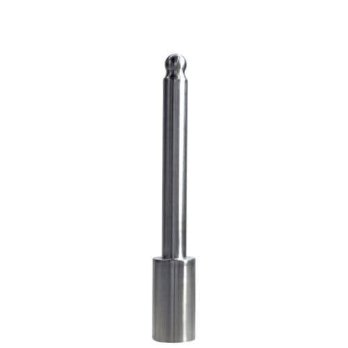 Security bollard - L - Calzolari - stainless steel / high / for public space
