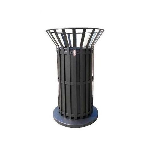 Public trash can - TESEO 1 - Calzolari - steel / without lid / outdoor
