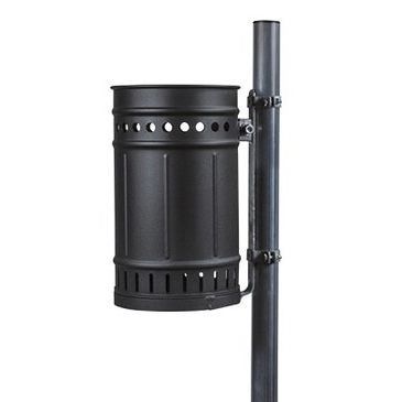 Public trash can - M - Calzolari - with legs / metal / without lid