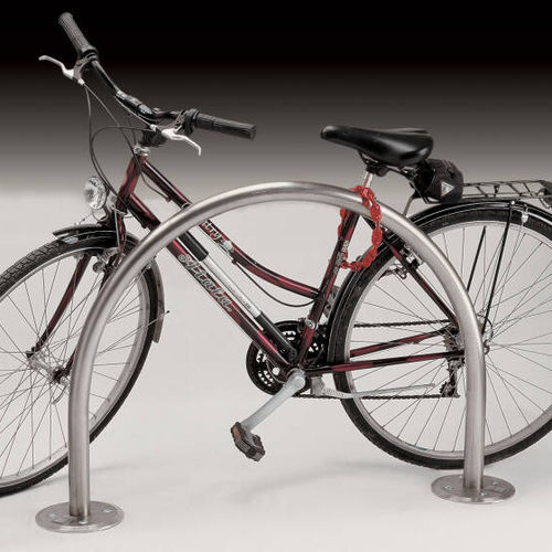 Floor-mounted bike stand - F - Calzolari - secure / vandal-proof / for public space