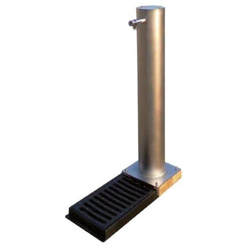 Outdoor drinking fountain - THALIA - Calzolari - stainless steel / for public space / for urban areas