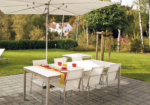 Stone raised access floor - SPG25 : GREY - La Pietra Compattata - for patio