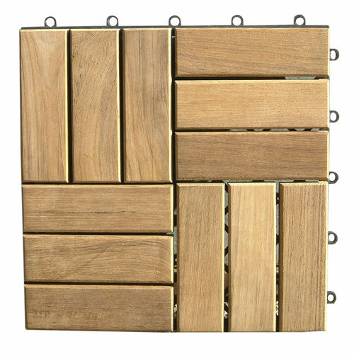Teak grating - D-C - La Hutte - PVC