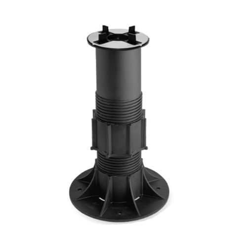 Polypropylene raised floor pedestal - SE8  - eterno ivica - rubber / self-leveling / heat-resistant