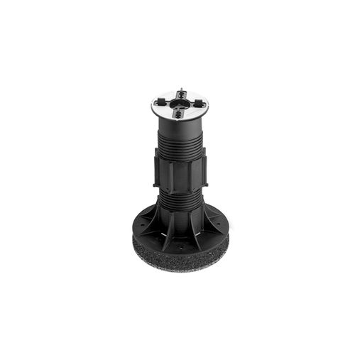 Polypropylene raised floor pedestal - SES 7  - eterno ivica - rubber / self-leveling / heat-resistant