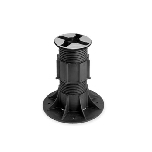 Polypropylene raised floor pedestal - E250140230 - eterno ivica - rubber / self-leveling / heat-resistant