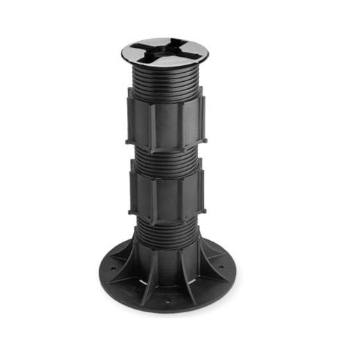 Polypropylene raised floor pedestal - E250205345 - eterno ivica - rubber / self-leveling / noise-reduction