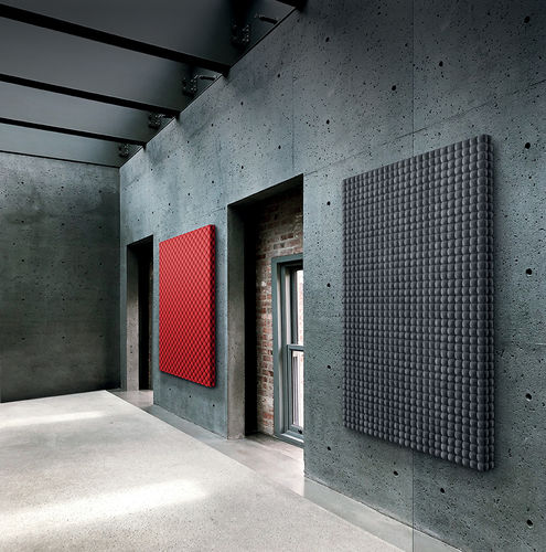 Wall-mounted sound-absorbing panel - PHONOLOOK 3D - eterno ivica - fabric / square / 3D