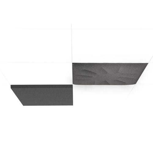 Metal suspended ceiling - QUADRO PLUS - eterno ivica - wooden / fabric / tile