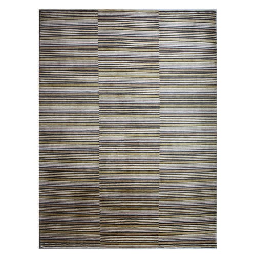 Contemporary rug - Pangden  - DESIGNERCARPETS Drechsle - striped / silk / rectangular