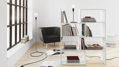 Table lamp - CORD - DESIGN HOUSE STOCKHOLM - steel / minimal / corded
