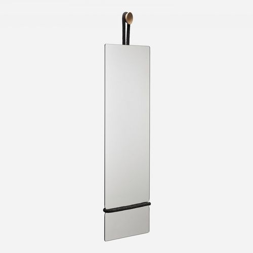 Wall-mounted mirror - LASSO - DESIGN HOUSE STOCKHOLM - contemporary / rectangular / round
