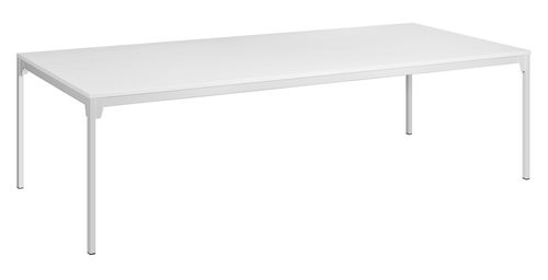 Contemporary table - FK07 FRANKFURT - e15 - steel / oak / wood veneer