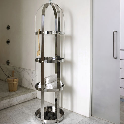 Contemporary shelf - LA GABBIA - OPINION CIATTI - aluminum / stainless steel / silver-colored