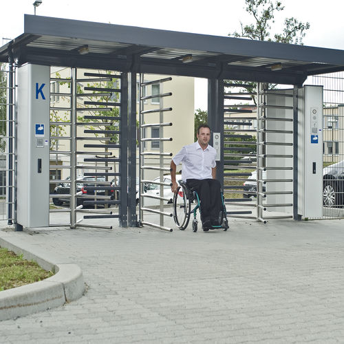 Full-height turnstile - KENTAUR  - dormakaba - for access control / security / for public space