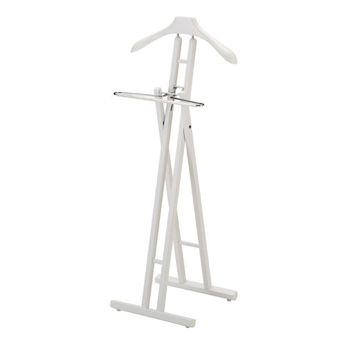Floor-mounted valet stand - LIVORNO - pieperconcept - chromed metal / contemporary