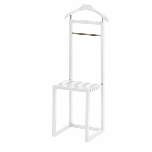 Floor-mounted valet stand - RAVENNA - pieperconcept - floor-standing / metal / wooden