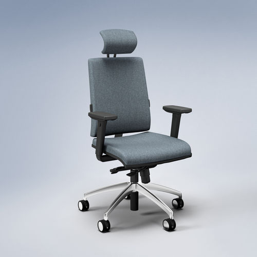 Contemporary office chair - ZERO7 - Fantoni - indoor / fabric / leather